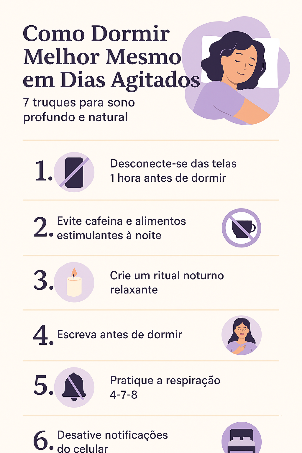 💤 Como Dormir Melhor Mesmo em Dias Agitados: 7 Truques Para Sono Profundo e Natural